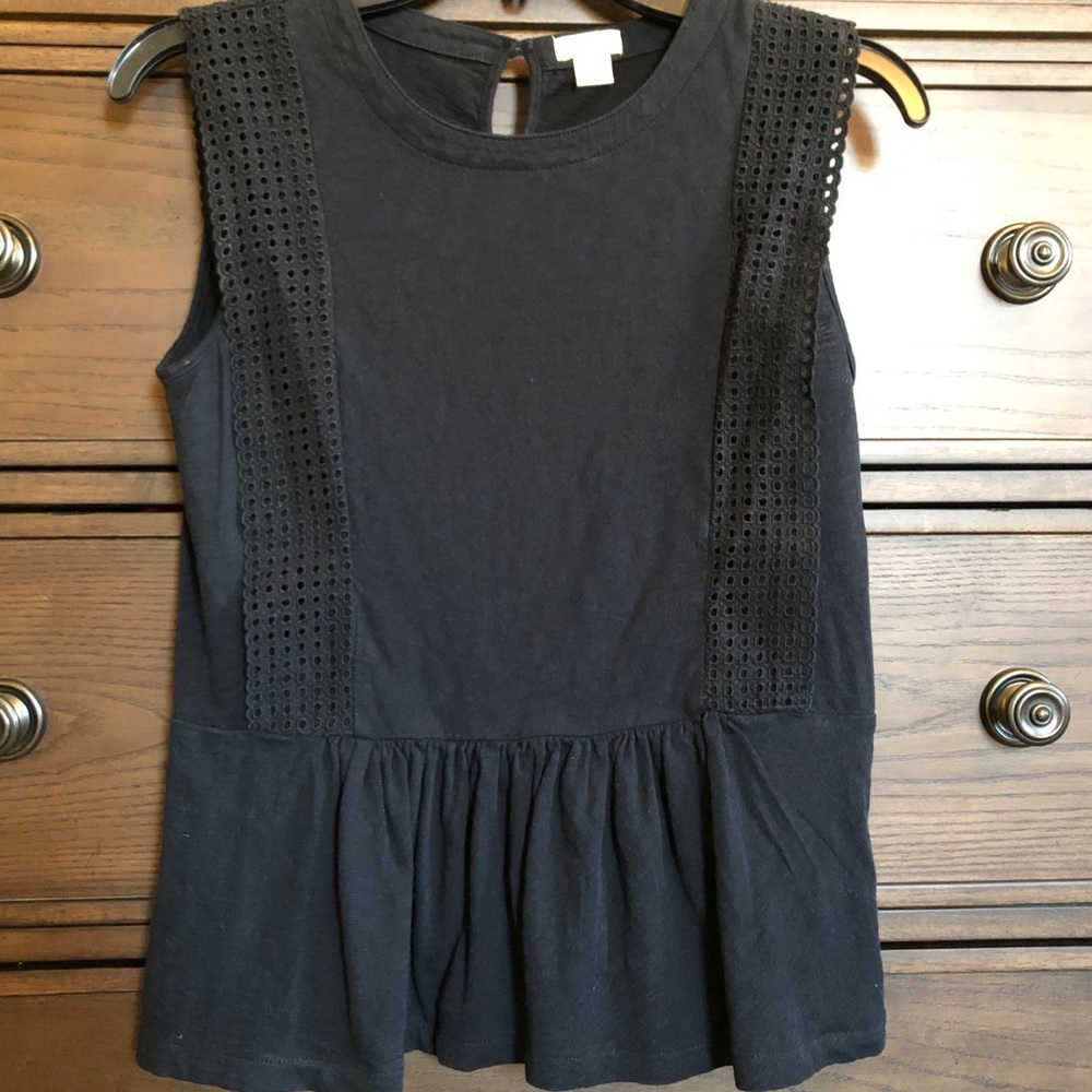 J. Crew peplum tank